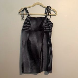 Lottie Moss striped mini dress